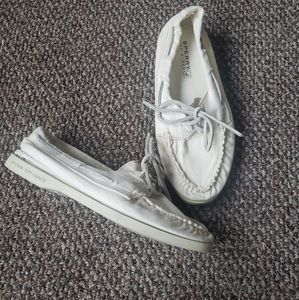Sperry top sider canvas boat shoes